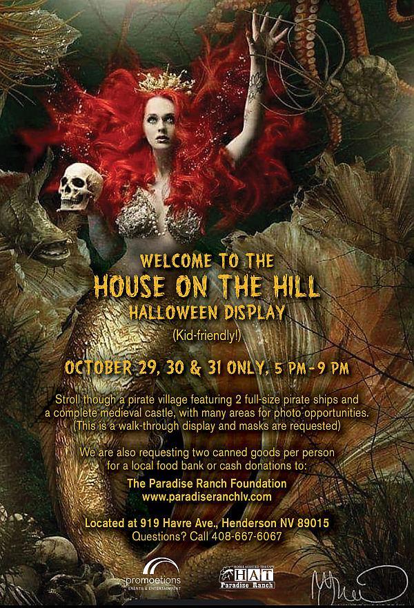 "House on the Hill" Haunted House (Kid Friendly!)