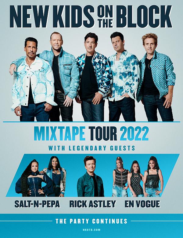 New Kids on the Block Announce the Ultimate Party with the Mixtape Tour 2022 Coming to Michelob Ultra Arena May 29, 2022 