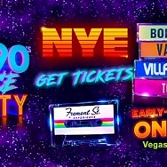 Fremont Street Experience Announces Its New Year’s Eve, 80’s & 90’s Dance Party Celebration