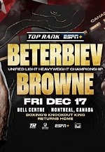 King Artur Returns: Beterbiev to Defend Unified Light Heavyweight Crown Against Top Contender Marcus Browne December 17 at Montreal’s Bell Centre