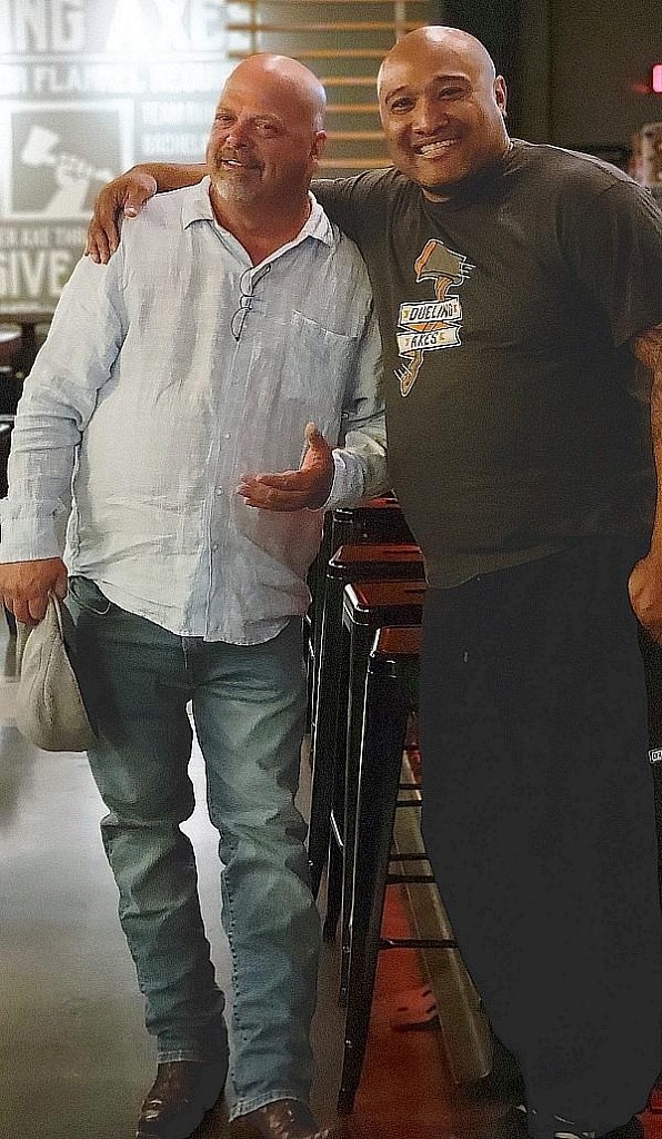 CELEBRITY SIGHTING: Rick Harrison of "Pawn Stars" at Dueling Axes Las Vegas