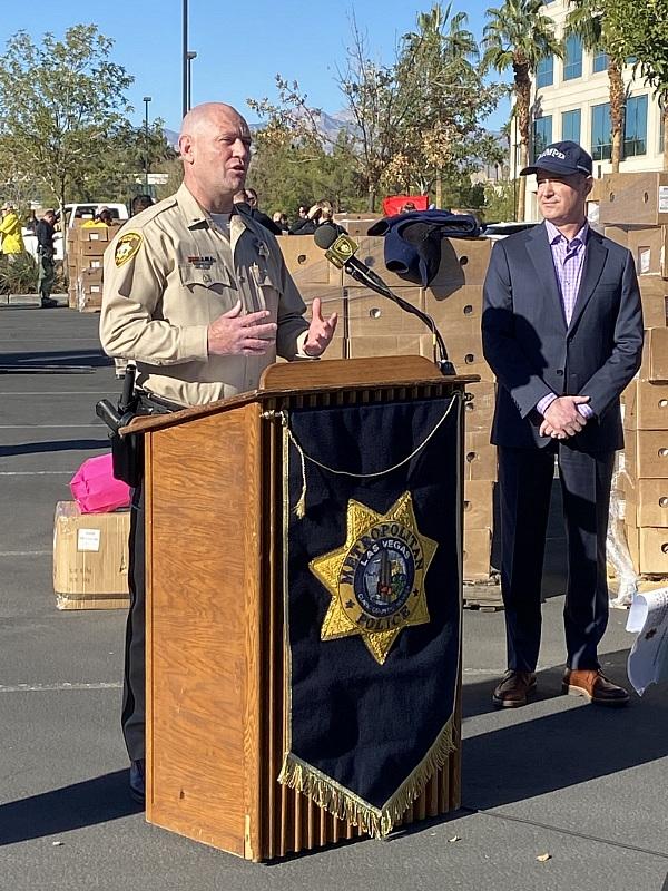 LVMPD Provides 3,500 Complete Turkey Dinners to Kick Off the Holiday Season 2021