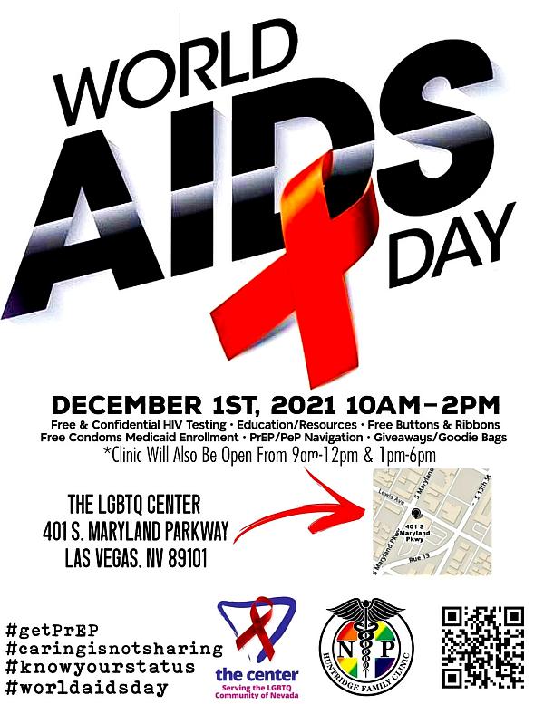 The Center Commemorates World AIDS Day December 1