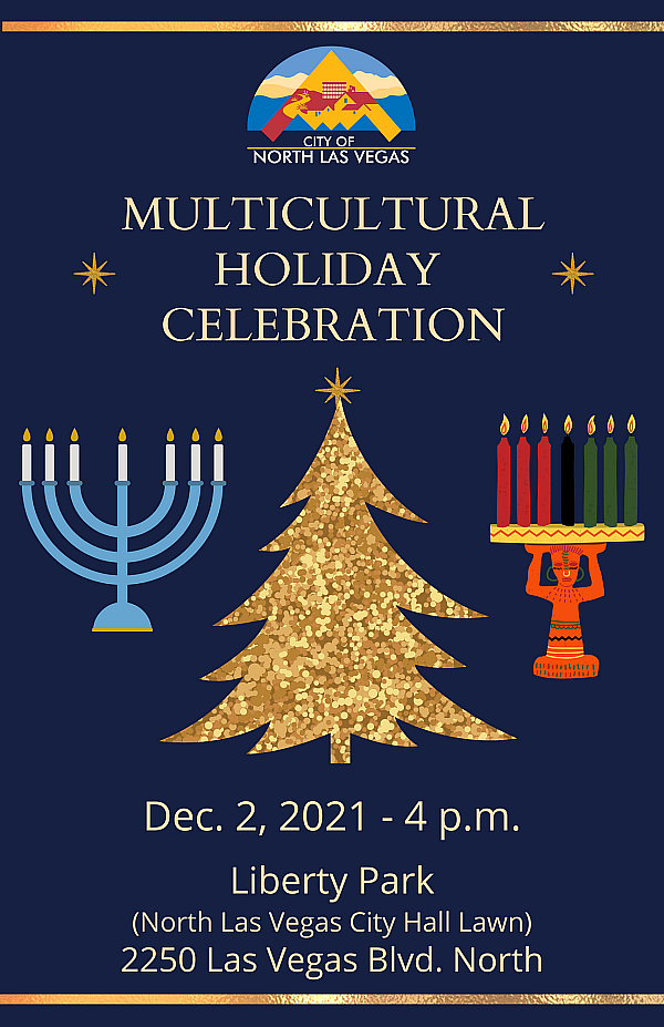 Multicultural Holiday Celebration Outside North Las Vegas City Hall