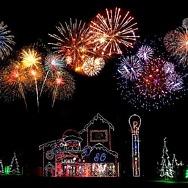East Coast New Year Countdown and Fireworks at Glittering Lights