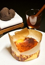 Chef José Andrés Basque Cheesecake with Seasonal Truffles at Jaleo