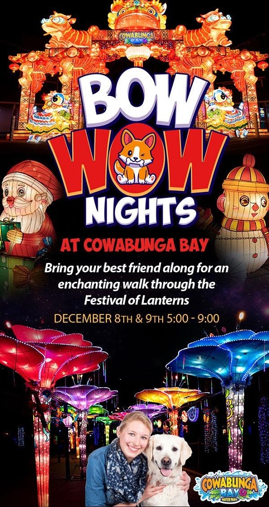 Festival of Lanterns at Cowabunga Bay Is Going to the Dogs! Dec. 8-9