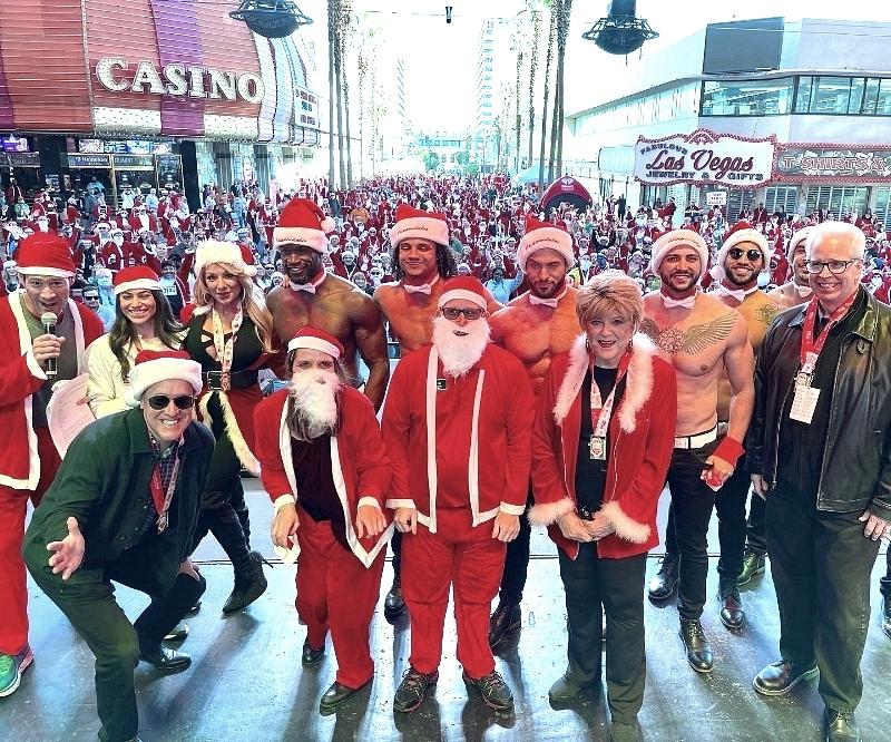 Las Vegas Great Santa Run Returns Downtown with Rousing Crowd