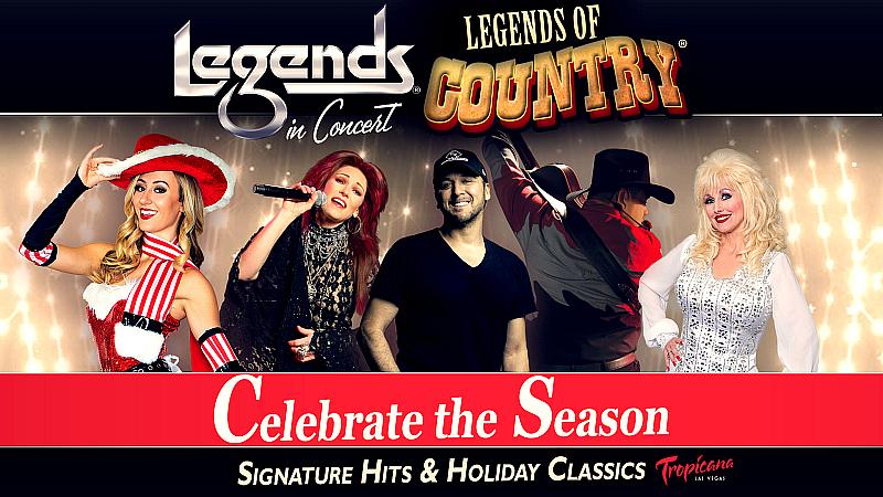 Final Days to Enjoy Legends of Country at Tropicana Las Vegas This Holiday Season