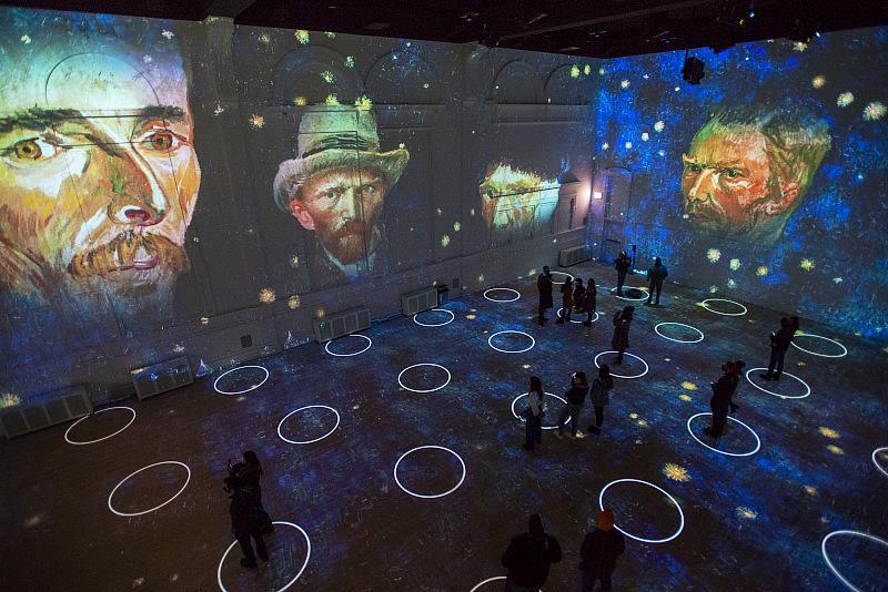 The Original Immersive van Gogh Las Vegas Exhibit’s Social Distancing Circles Provide Additional Safety