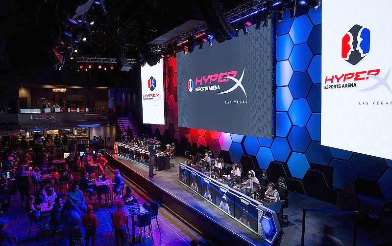 HyperX Arena Las Vegas inside Luxor Hotel and Casino