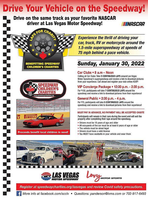 Las Vegas Motor Speedway Brings Great Fun for a Great Cause