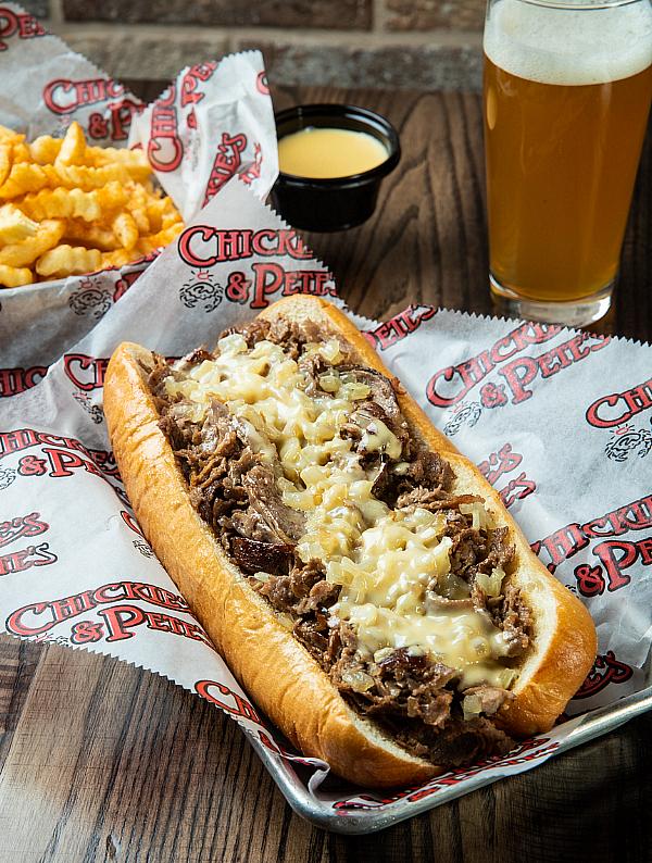 Philly Cheesesteak served with Crabfries for $20.
