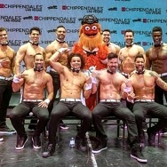 Philadelphia Flyers' Mascot "Gritty" Takes it Off at Chippendales in Las Vegas