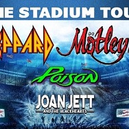 The Stadium Tour Featuring Mötley Crüe and Def Leppard with Poison and Joan Jett & the Blackhearts Coming to Allegiant Stadium September 9, 2022