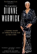 Join Five-Time Grammy Award Winner Dionne Warwick for an Intimate Evening at the Stirling Club