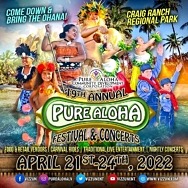 The 19th Annual Pure Aloha Spring Festival Celebrates Polynesian Culture at Craig Ranch Regional Park April 21–24, 2022