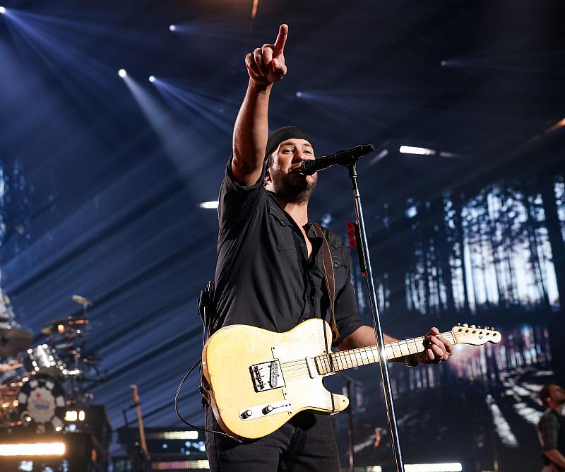 Luke Bryan performs during the opening night of his residency at Resorts World Las Vegas (Photo by John Shearer/Getty Images)