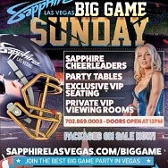 Sapphire Las Vegas Hosts Big Game Sunday Bash