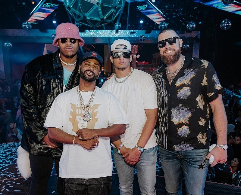 NFL Superstar Patrick Mahomes’ Whirlwind Vegas Bachelor Party Highlighted by Over-The-Top Celebration at Drai’s Nightclub