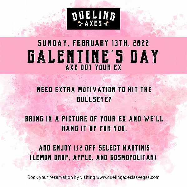 Galentine's Day Specials at Dueling Axes