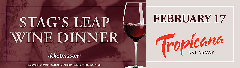 Stag’s Leap Wine Dinner at Oakville Steakhouse
Thursday, February 17, 2022, at 6 p.m.
$120 per person plus tax & fees