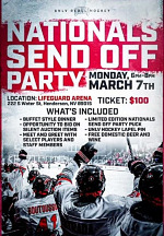 Nationally-Ranked UNLV Hockey to Begin Journey to a National Championship with Nationals Send-off Party