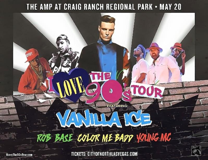 The "I Love the 90's Tour" to Perform at The AMP at Craig Ranch on May 20 