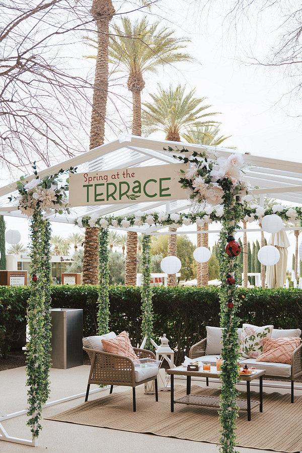 “Spring at the Terrace” Outdoor Pop-up Lounge 