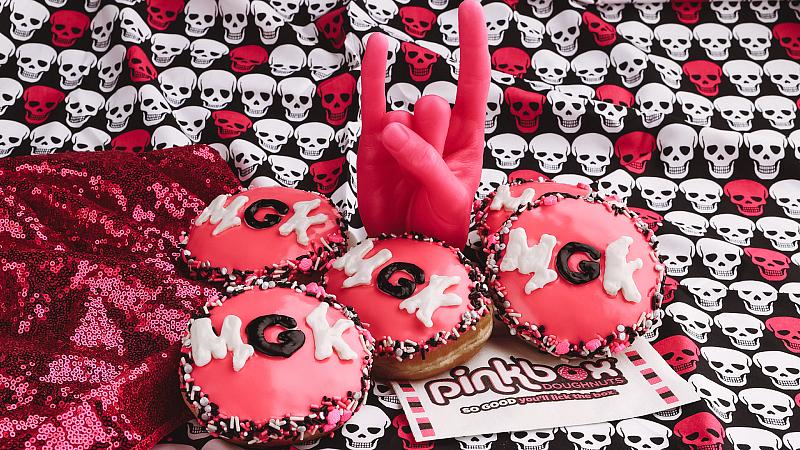 Machine Gun Kelly and Live Nation Las Vegas Partner with Pinkbox Doughnuts for One-Day Promotion