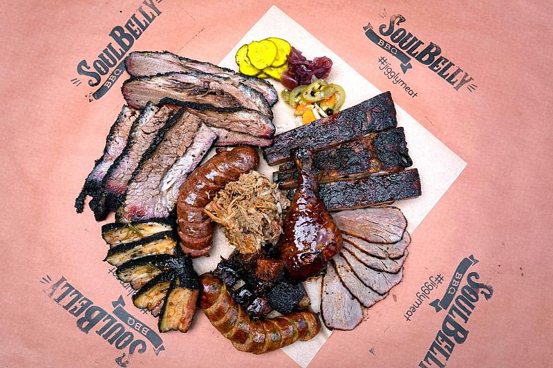 Meat Platter at Soulbelly BBQ