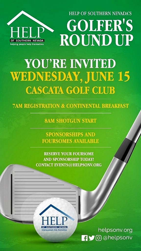 Help of Southern Nevada to Host the 28th Annual Golfer’s Roundup, June 15