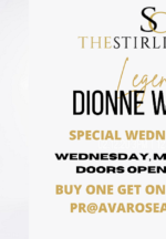 Dionne Warwick Wednesday Show Added! Offer for Buy One Get One by Ava Rose Agency