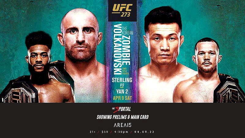 UFC 273 Live Viewing Party: Volkanovski vs. The Korean Zombie