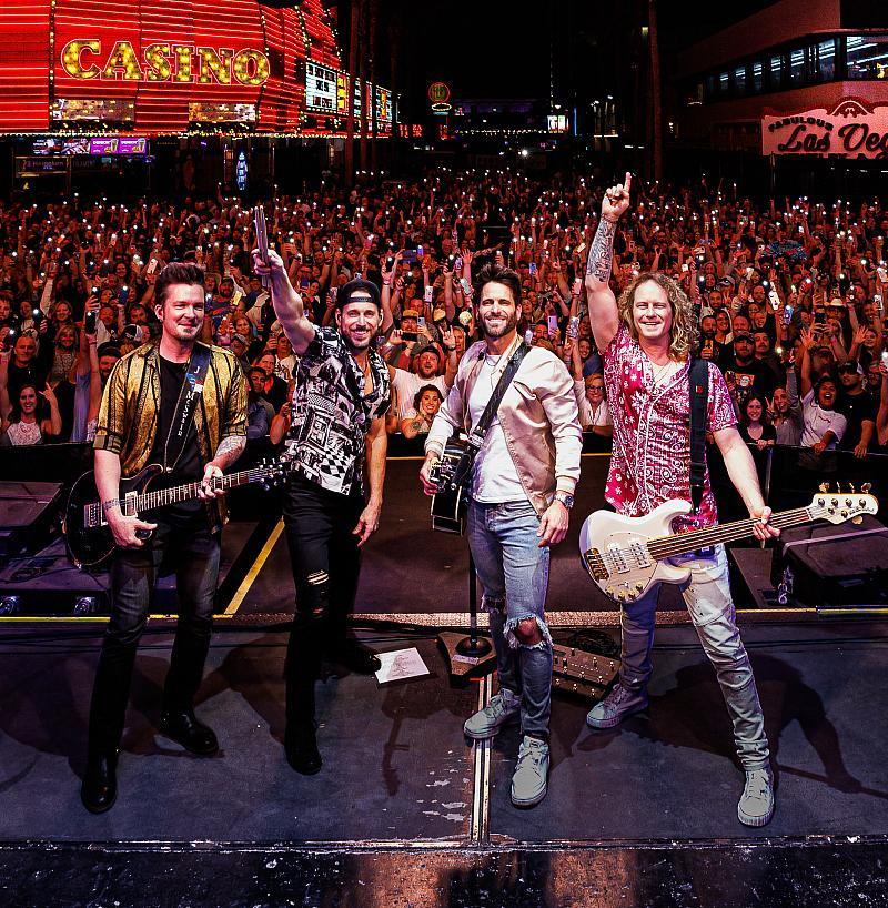 Parmalee Kicks off Fremont Street Experience’s 2022 Downtown Rocks Free Concert Series