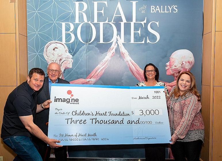 Real Bodies at Bally’s Focuses on the Heart with Donation to Children’s Heart Foundation