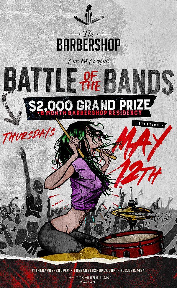 Battle of the Bands Contest Returns to The Barbershop Cuts & Cocktails