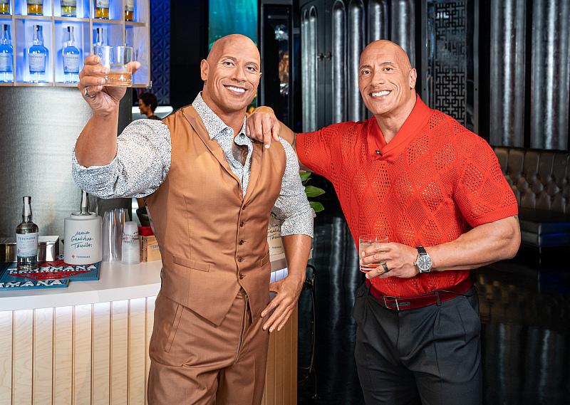Dwayne Johnson Takes over CinemaCon with Entertainment Icon Award and Madame Tussauds Surprise Fan Visit
