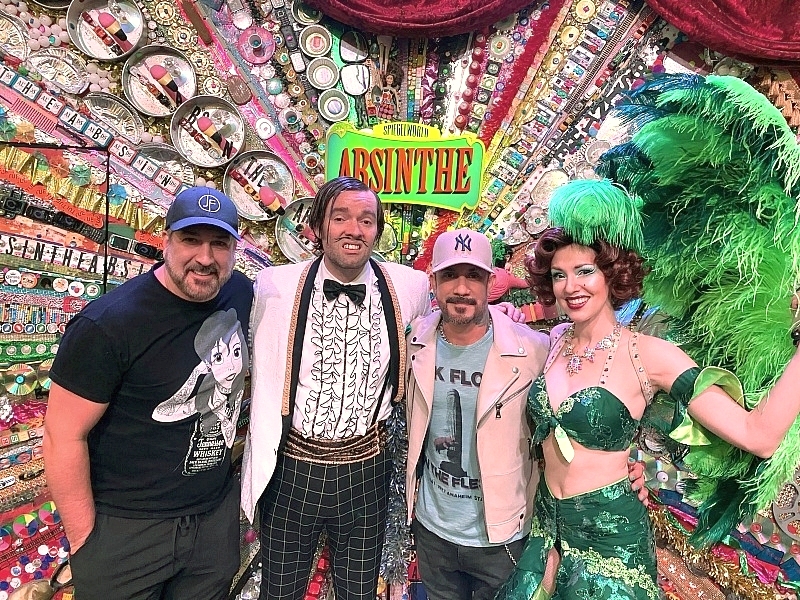 Joey Fatone and AJ McLean Attend ABSINTHE at Caesars Palace