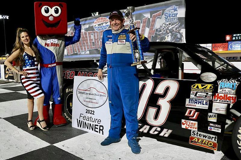 Keach Earns Third Career Late Model Truck Series Victory at the Bullring at Las Vegas Motor Speedway