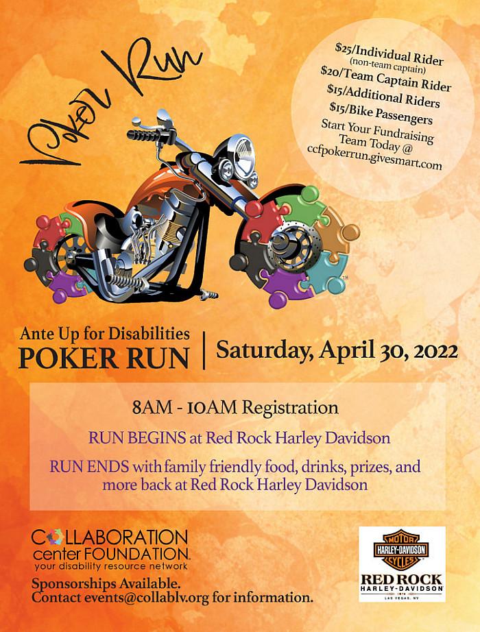 Hop on Your Ride, Rev the Engines and Ante Up for Disabilities