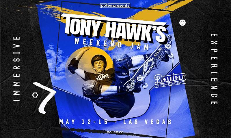 Tony Hawk to Host “Weekend Jam” Skate and Music Festival at Downtown Las Vegas Events Center, May 12-14