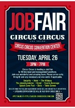 Circus Circus Las Vegas to Host a Job Fair for Several Positions on April 26