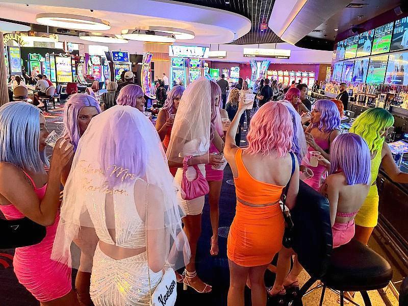 VGK Wives, Girlfriends, and Bachelorettes at Mega Bar in Circa Resort Las Vegas