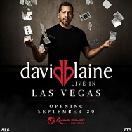 David Blaine Announces First-Ever Las Vegas Residency at Resorts World Theatre