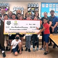 Las Vegas Bowl Visits CCSD for Extra Yards for Teachers $5K Grant