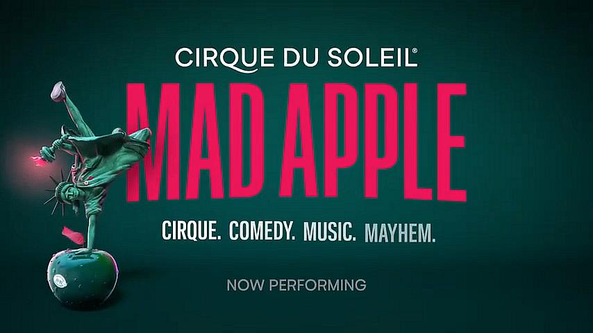 Previews for New Cirque du Soleil Las Vegas Show, “Mad Apple,” Begin Tonight