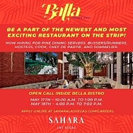 Sahara Las Vegas to Host Job Fair for Balla Italian Soul, May 17-18