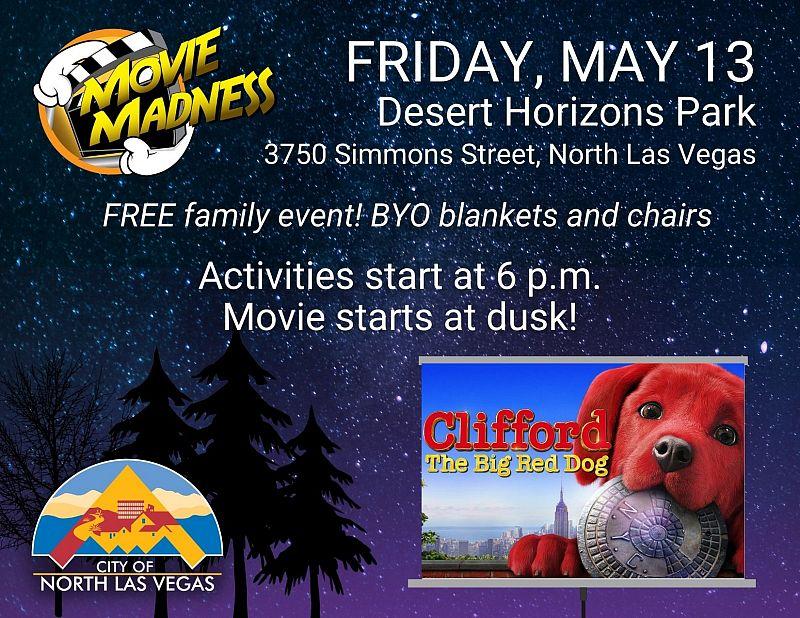Movie Madness: Free Showing of "Clifford the Big Red Dog" at Desert Horizons Park