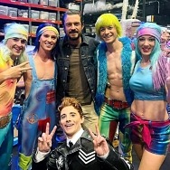 Orlando Bloom Attends The Beatles LOVE by Cirque du Soleil